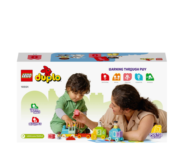 LEGO DUPLO 10954 Pociąg z cyferkami – nauka liczenia - 1019948 - zdjęcie 8